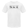 THINK - Unisex Jersey T-Shirt by Bella + Canvas - white