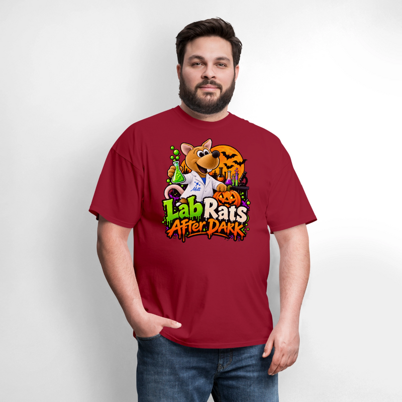 Matt - Lab Rats after Dark - Halloween Men's T-Shirt - true red
