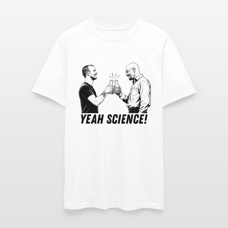"Yeah Science" - Breaking Bad - Men's T-Shirt | GILDAN 5000 - white