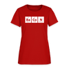 "BACON" - Funny Quotes - Women's T-Shirt - red
