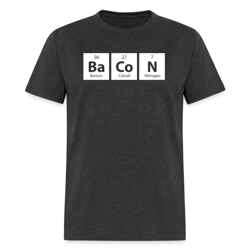 "BACON" - Funny Quotes - Men's T-Shirt | GILDAN 5000 - heather black