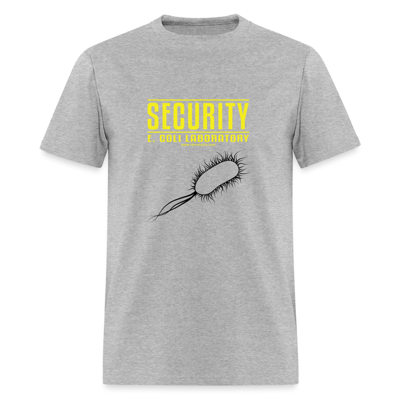 "Security E. Coli Laboratory" - Men's T-Shirt | GILDAN 5000 - heather gray