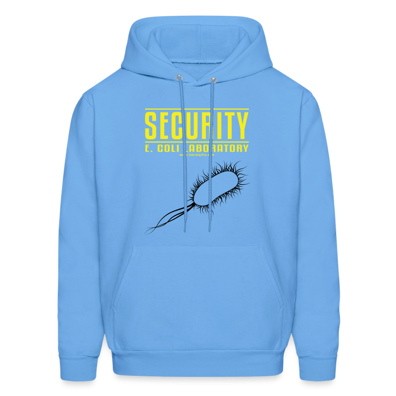 "Security E. Coli Laboratory" -  Men's Hoodie - carolina blue