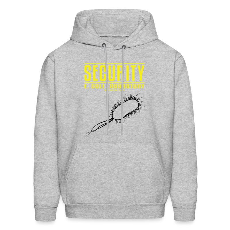 "Security E. Coli Laboratory" -  Men's Hoodie - heather gray