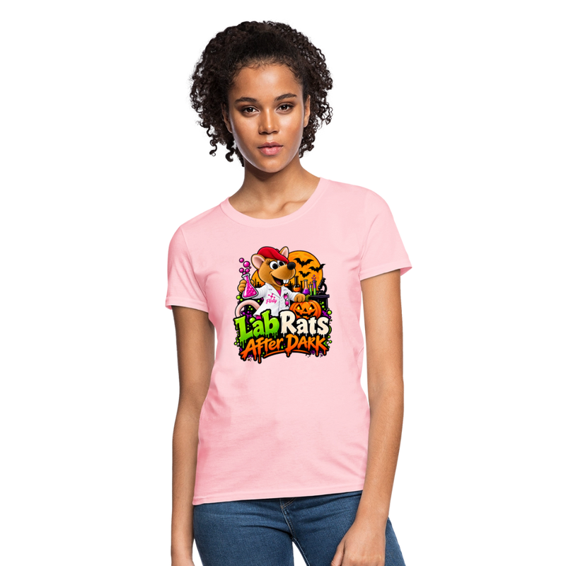 Flirty Lab Rats after Dark - Halloween Women's T-Shirt - pink