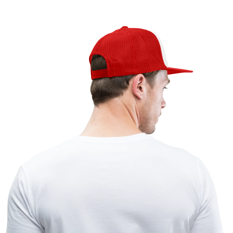 Trucker Hat - white/red