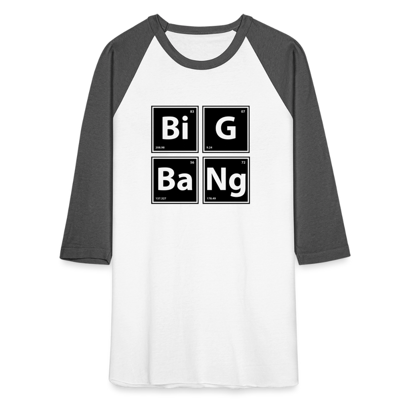 Baseball T-Shirt - white/charcoal