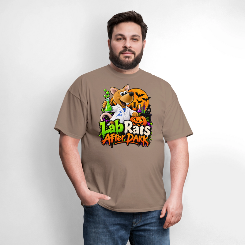 Matt - Lab Rats after Dark - Halloween Men's T-Shirt - safari