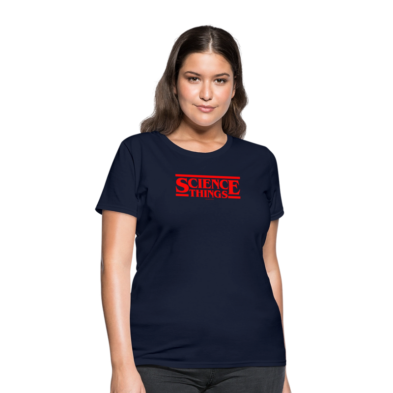 Science Things Halloween Women's T-Shirt - navy