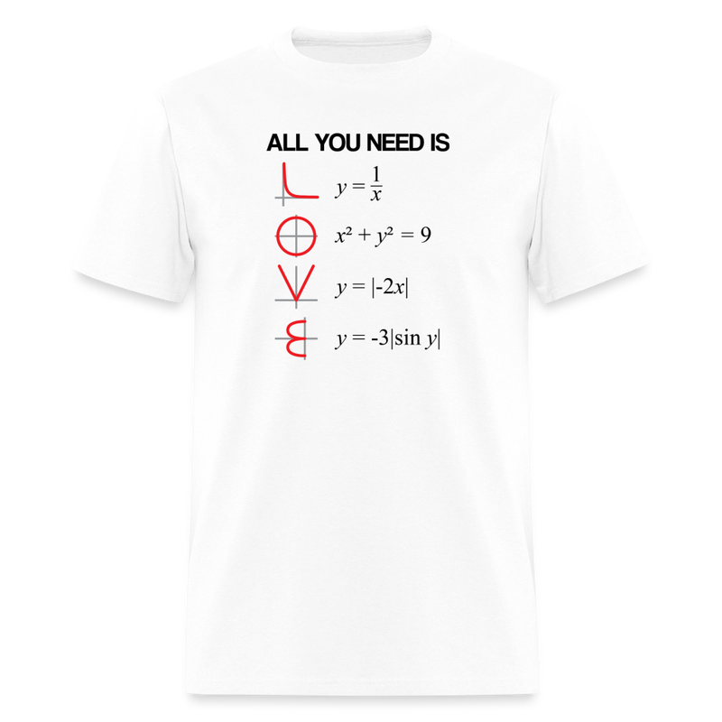 "All You Need Is LOVE" - Men's T-Shirt | GILDAN 5000 - white