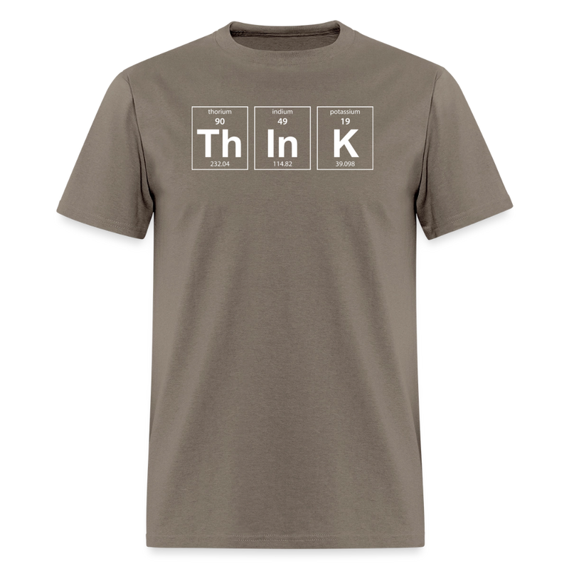 "Think" - Men's T-Shirt | GILDAN 5000 - safari