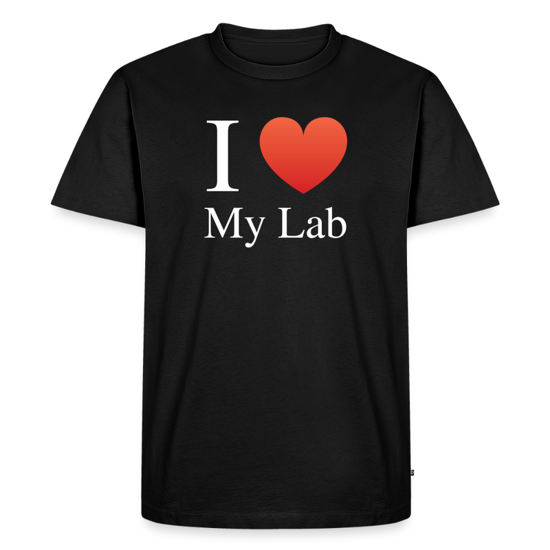 "I Love My Lab" - Men's Premium T-Shirt - black