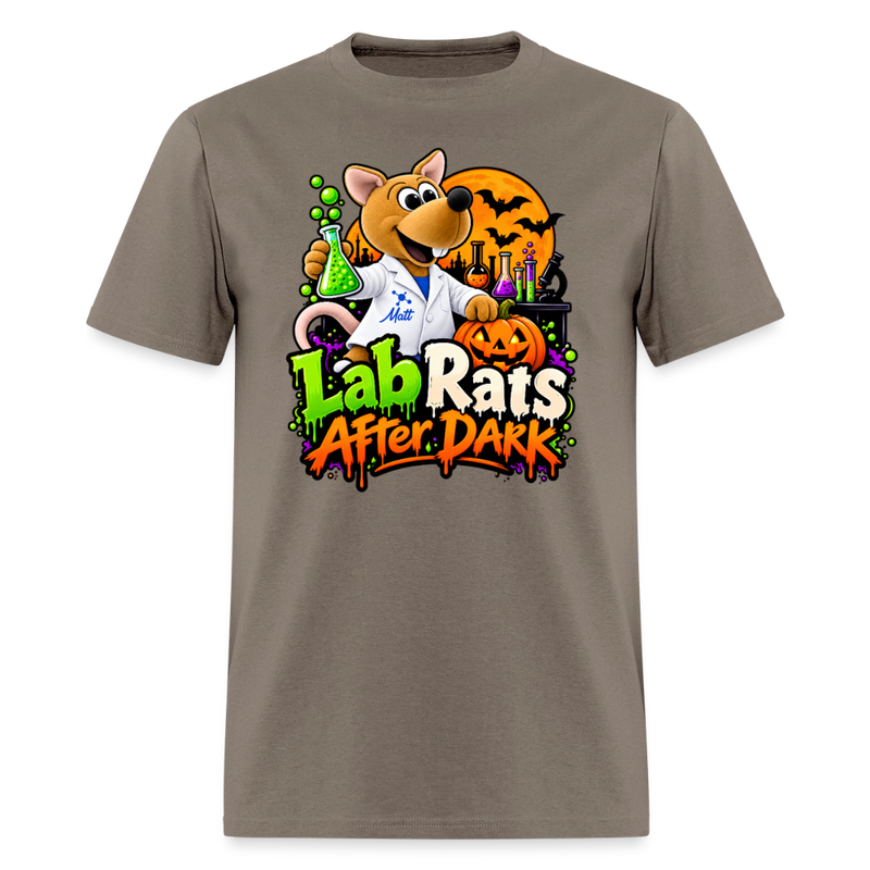 Matt - Lab Rats after Dark - Halloween Men's T-Shirt - safari