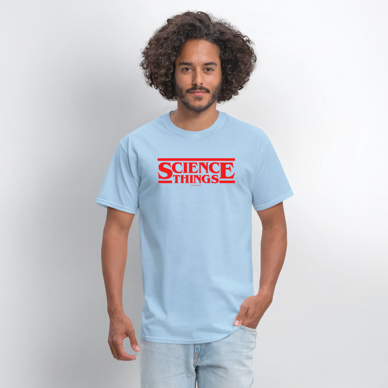 Science Things Halloween Men's T-Shirt - powder blue