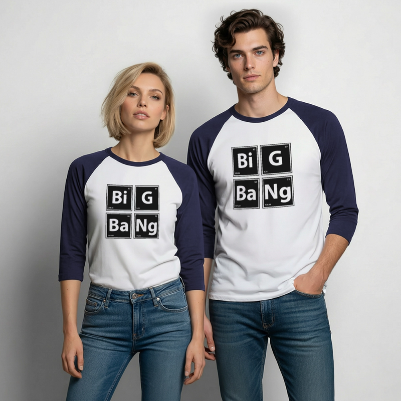 Baseball T-Shirt - white/navy