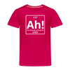 "Ah! The Element of Surprise" Toddler T-Shirt – Funny Science Tee for Little STEM Explorers - dark pink
