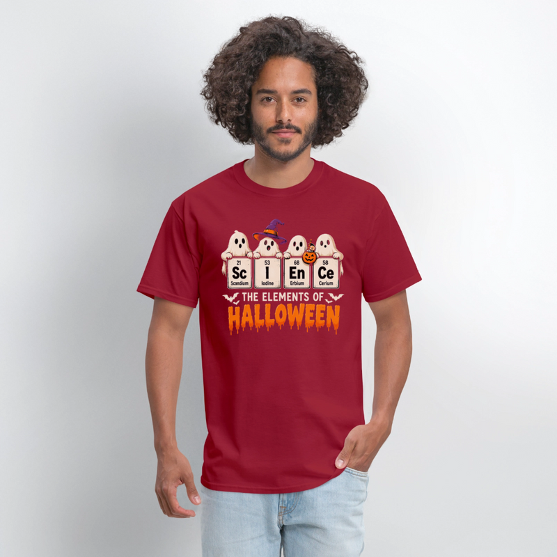 Elements of Halloween Men's T-Shirt - true red