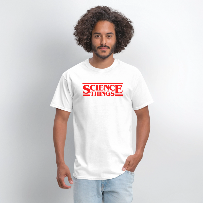 Science Things Halloween Men's T-Shirt - white