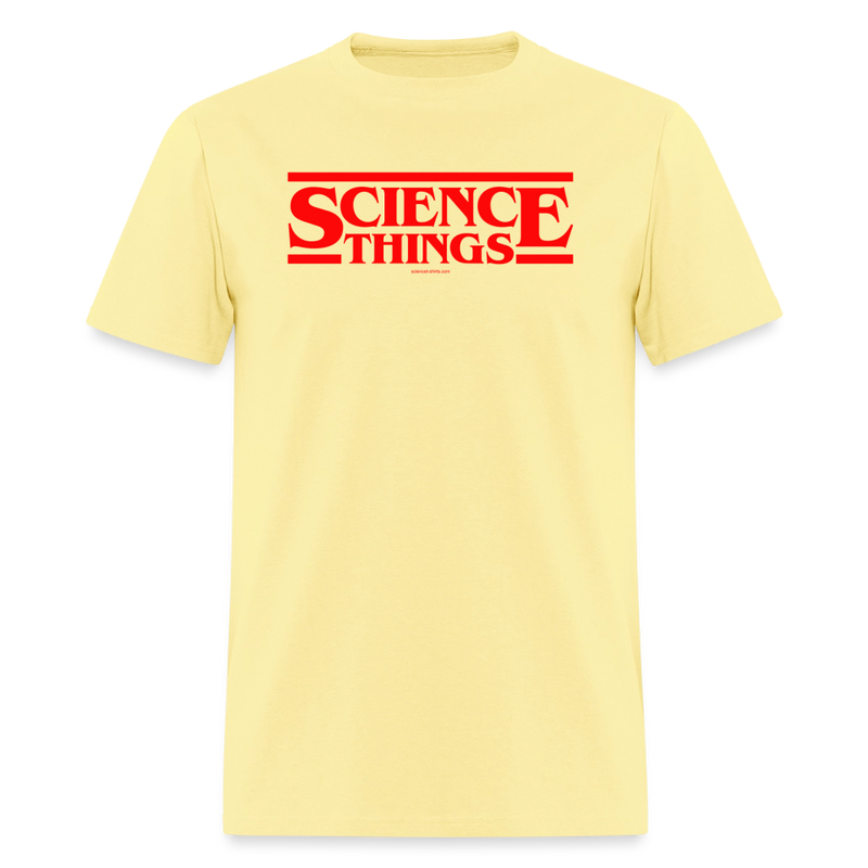 Science Things Halloween Men's T-Shirt - cornsilk