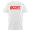 Science Things Halloween Men's T-Shirt - light heather gray