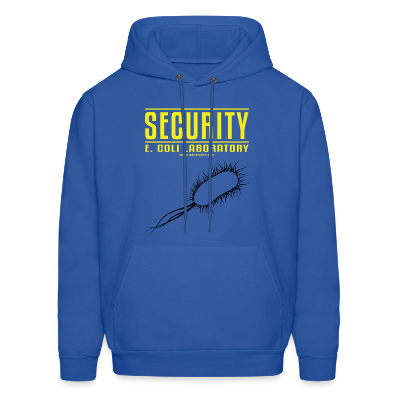 "Security E. Coli Laboratory" -  Men's Hoodie - royal blue