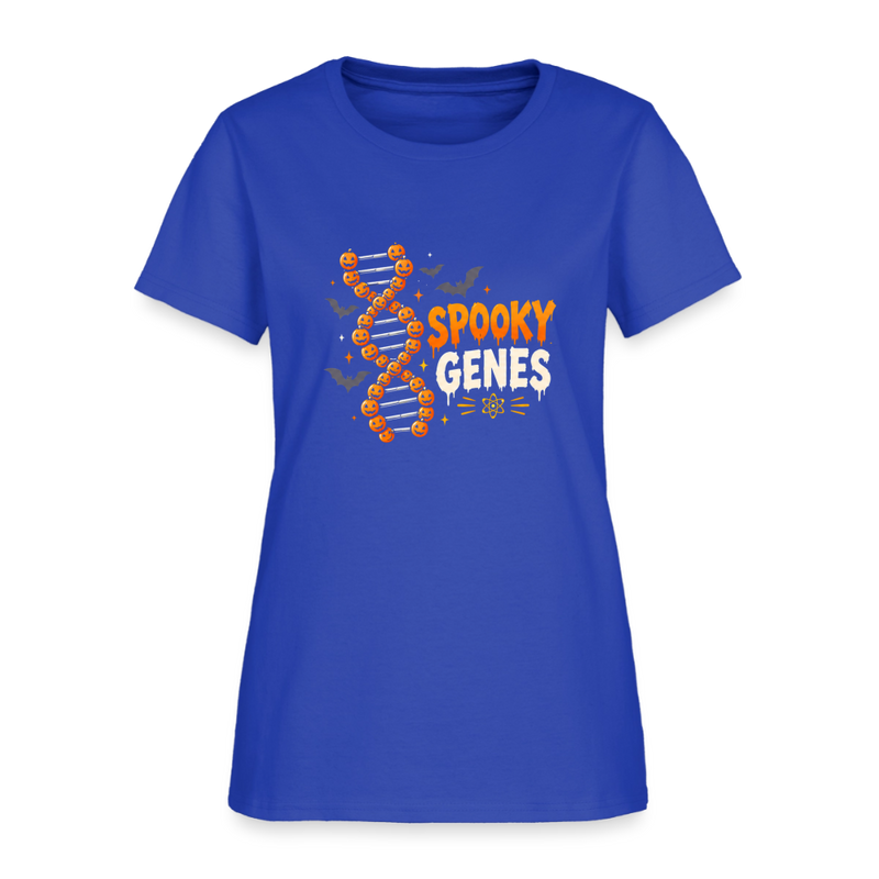 Spooky Genes Halloween Women's T-Shirt - royal blue
