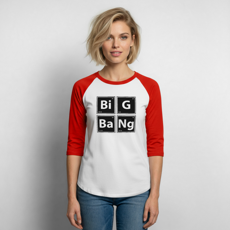 Baseball T-Shirt - white/red