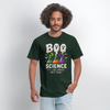 BOO SCIENCE HALLOWEEN Men's T-Shirt - forest green