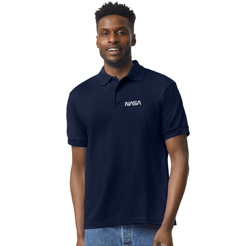 Gildan Unisex 50/50 Jersey Polo - navy