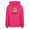 "Nice Rack" - Women's Hoodie - fuchsia