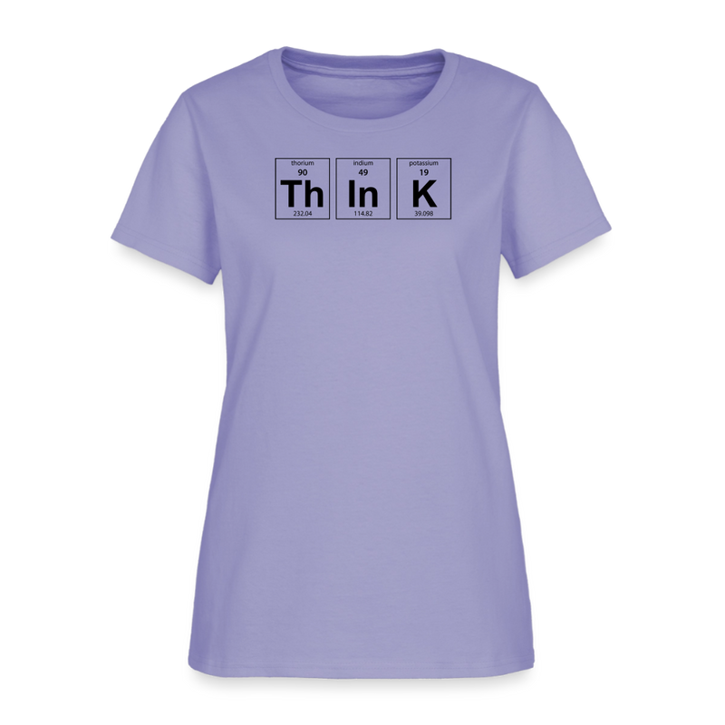 "Think" - Women's T-Shirt - lavender
