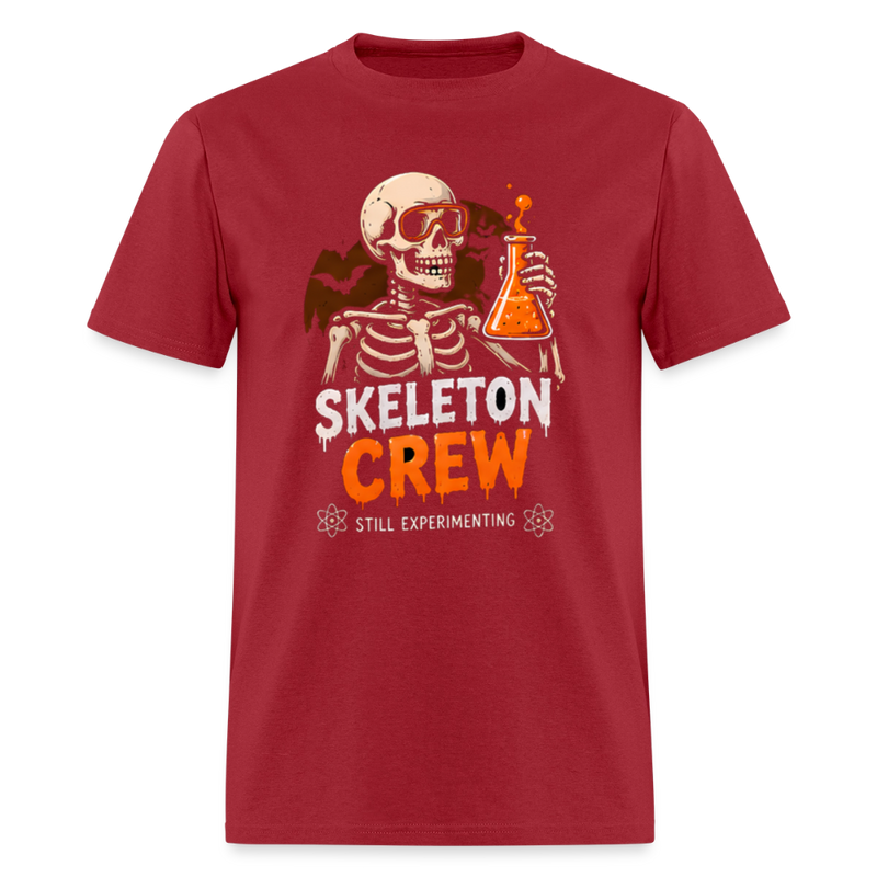 Skeleton Crew Halloween Men's T-Shirt - true red