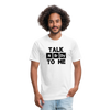 Fitted Cotton/Poly T-Shirt by Next Level - white