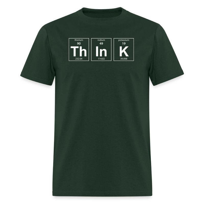 "Think" - Men's T-Shirt | GILDAN 5000 - forest green