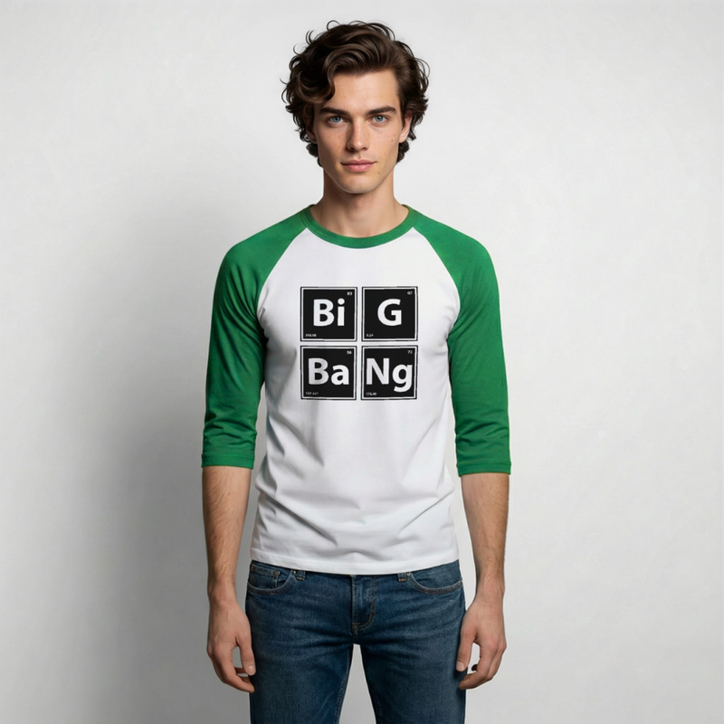 Baseball T-Shirt - white/kelly green