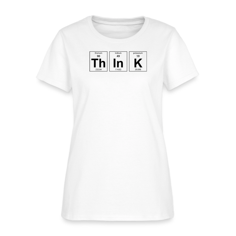 "Think" - Women's T-Shirt - white