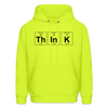 "Think" - Men's Hoodie - safety green