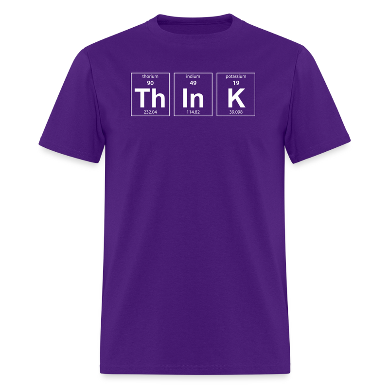 "Think" - Men's T-Shirt | GILDAN 5000 - purple