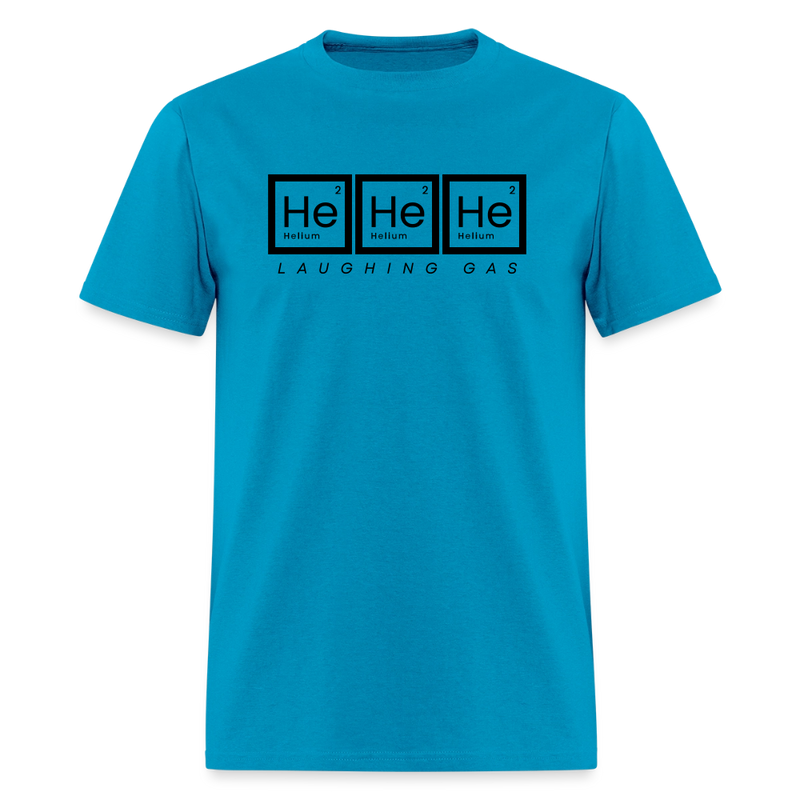 He He He - Helium - Laughing Gas - Men's T-Shirt | GILDAN 5000 - turquoise