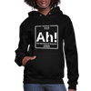 "Ah! The Element of Surprise" Science T-Shirt – Funny Chemistry Shirt - Women's Hoodie - black