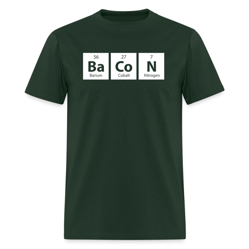 "BACON" - Funny Quotes - Men's T-Shirt | GILDAN 5000 - forest green