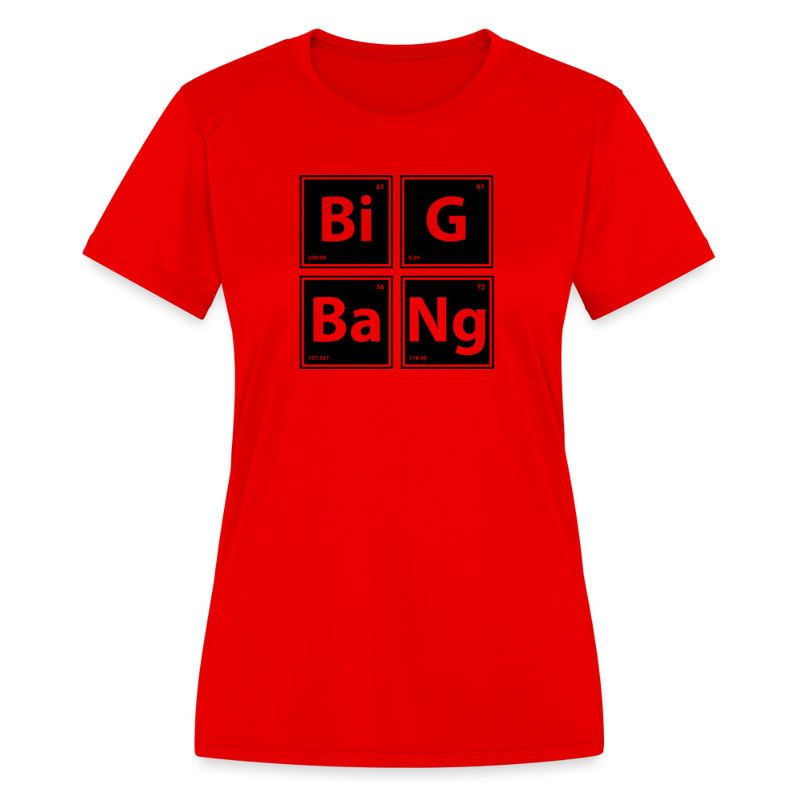 Women's Moisture Wicking Performance T-Shirt - red