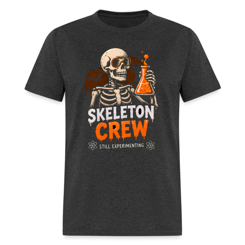 Skeleton Crew Halloween Men's T-Shirt - heather black