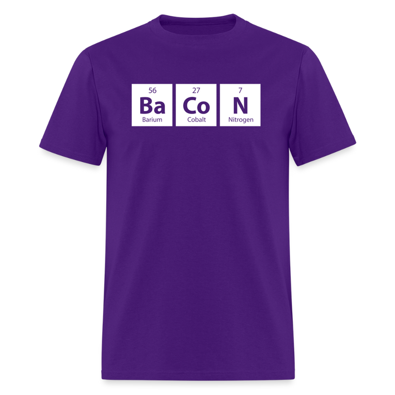 "BACON" - Funny Quotes - Men's T-Shirt | GILDAN 5000 - purple