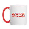 Science Things Halloween Contrast Coffee Mug - white/red
