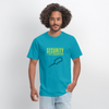 "Security E. Coli Laboratory" - Men's T-Shirt | GILDAN 5000 - turquoise