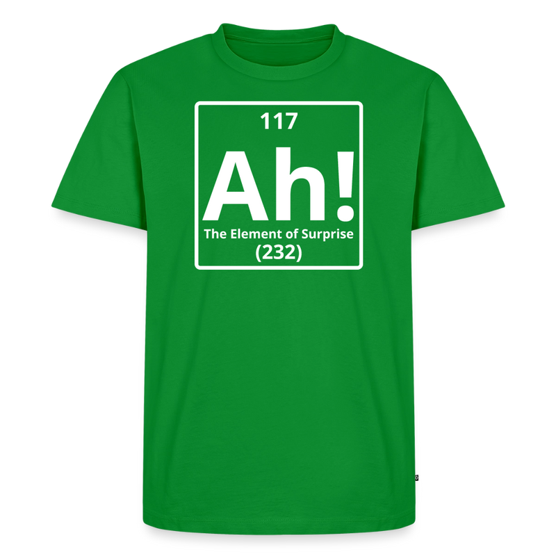 "Ah! The Element of Surprise" Science T-Shirt – Funny Chemistry Shirt Inspired by Project Hail Mary - Men's Premium T-Shirt - green