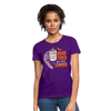 Dead Tired But Still Curios Halloween Women's T-Shirt - purple
