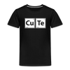 "CUTE" - Toddler Premium T-Shirt - black
