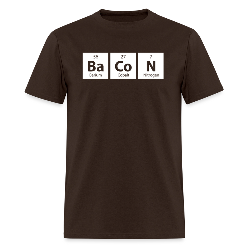 "BACON" - Funny Quotes - Men's T-Shirt | GILDAN 5000 - brown